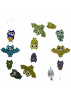 Hanging Garland Christmas Owls